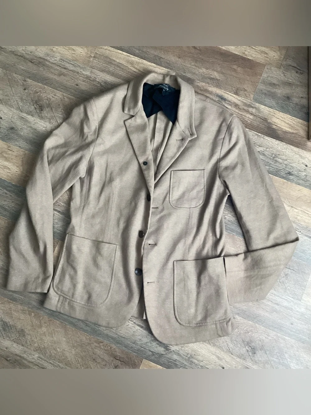 rag & bone Men's Tan Patch-Pocket Sport Coat